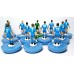 Subbuteo Andrew Table Soccer Coventry City 1974-78 on classic Hasbro bases
